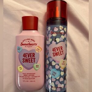 Bath & Body Works Sweethearts Lotion and Body Mist